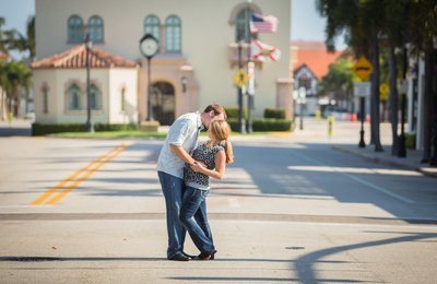 Worth Avenue Palm Beach Engagment Photography Session