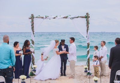 Bahamas Luxury Resort Wedding Portrait
