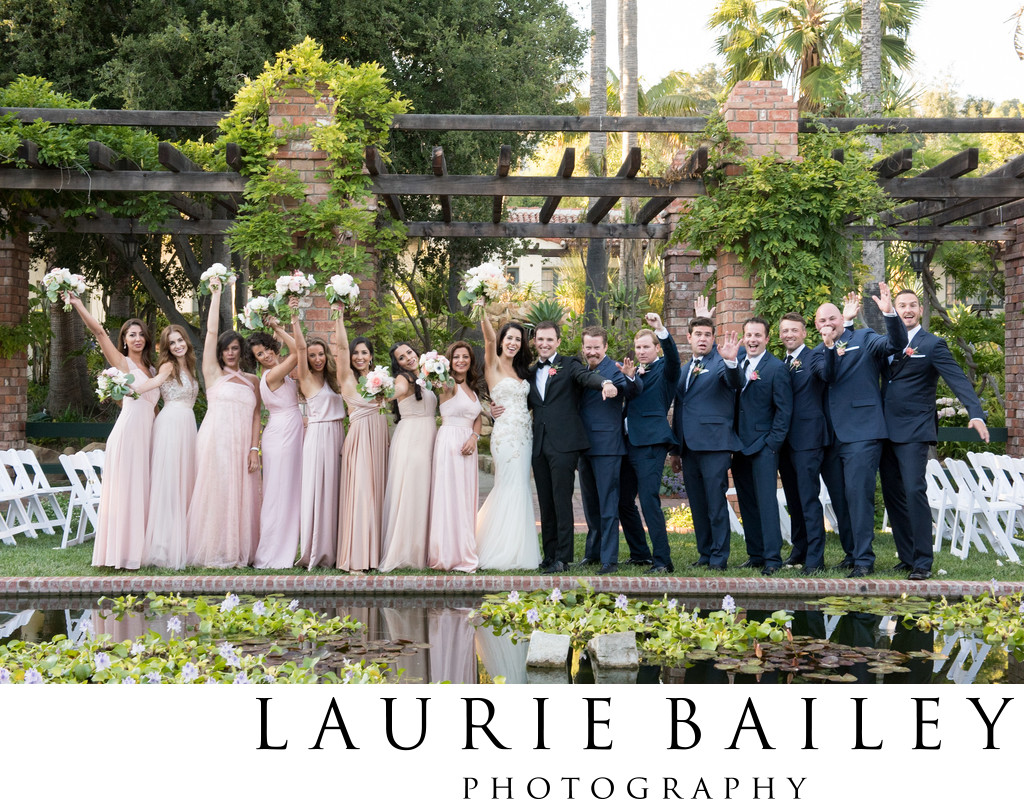 Wedding Party Photos in Santa Barbara
