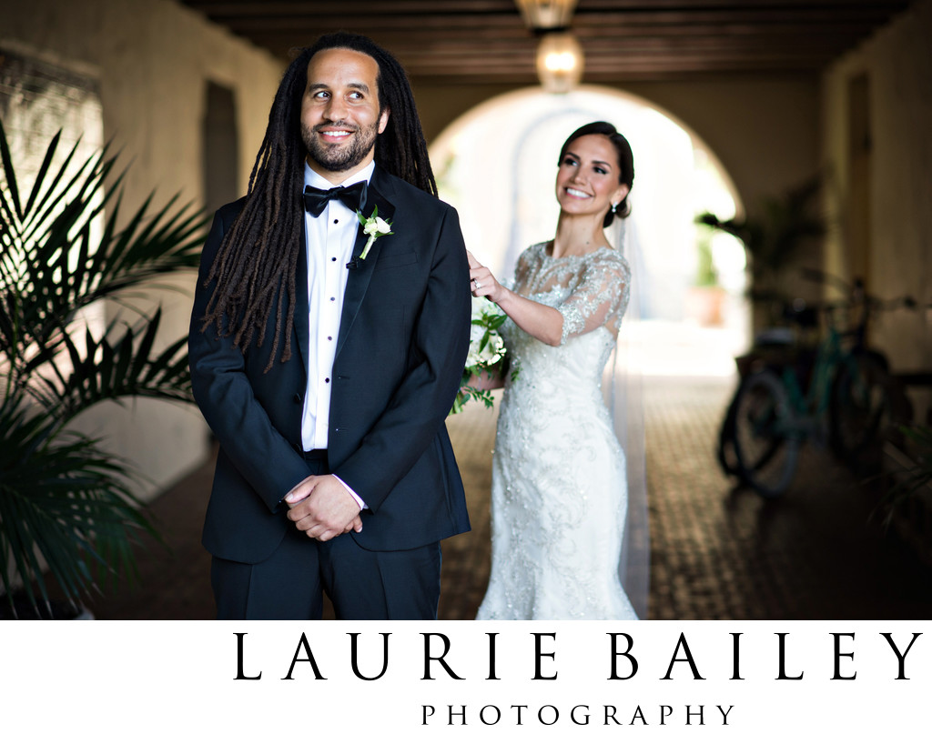 First Look Wedding Photos