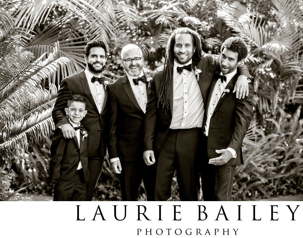 Groomsmen at Four Seasons Santa Barbara Wedding