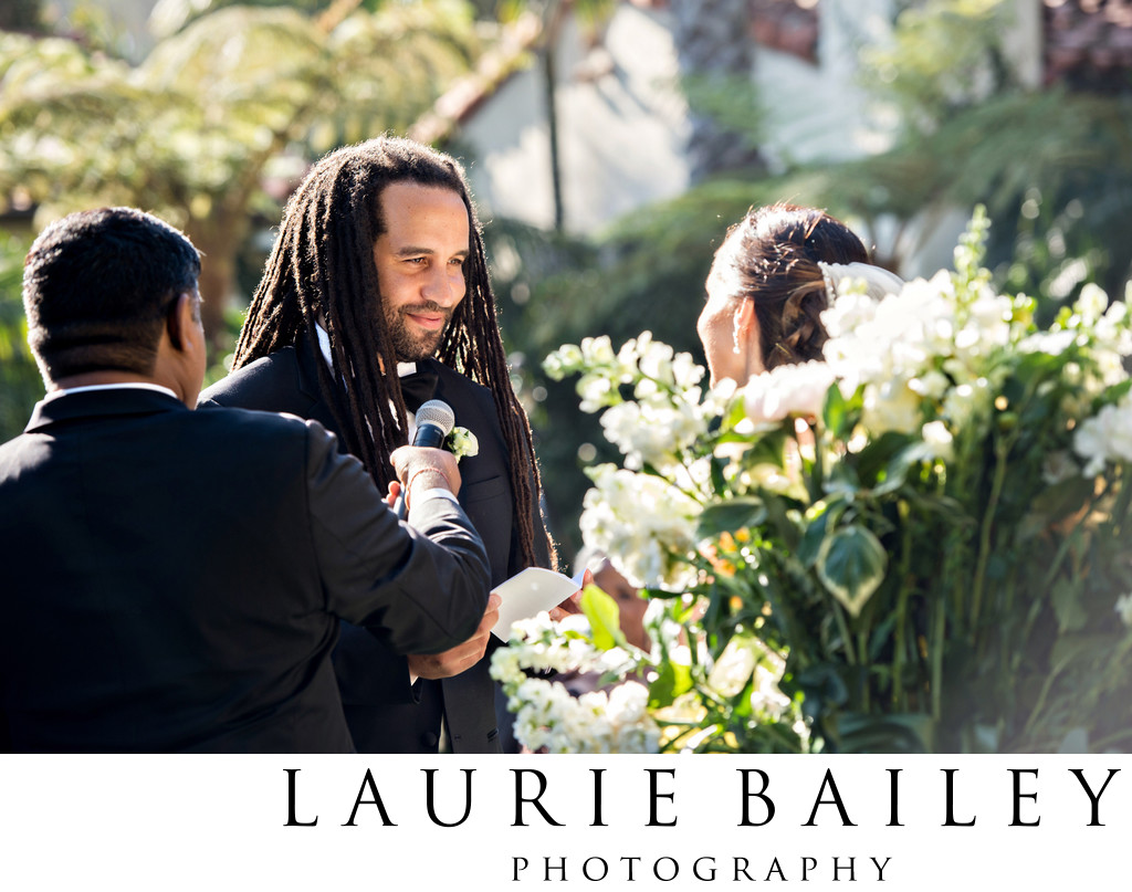 Wedding Ceremony Photos in Santa Barbara