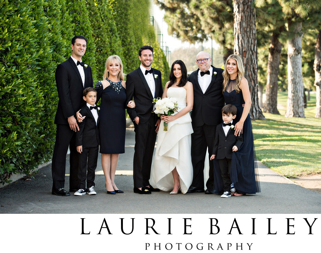 Wedding Family Photos at the Brentwood Country Club 