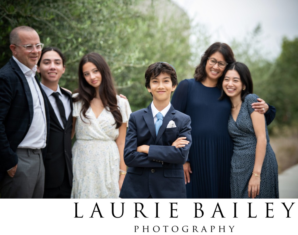 Jewish Family Portrait | Bar Mitzvah in Irvine