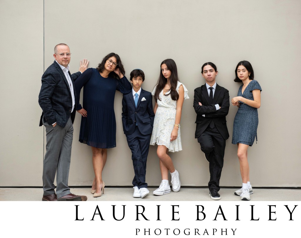 Magazine-Style Bar Mitzvah Family Photos