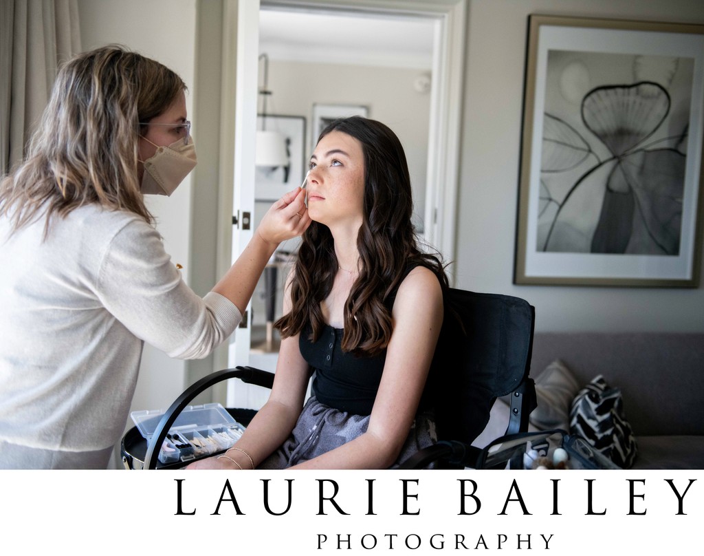 Pre Bat Mitzvah Getting Ready Photos in Beverly Hills