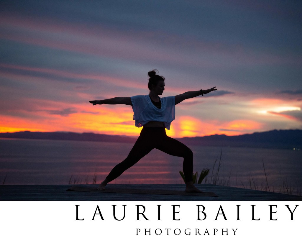 Yoga at Sunset | Wellness Travel Photography in Fiji
