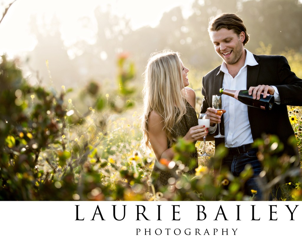 Champagne Cheers | Couple Photography Session