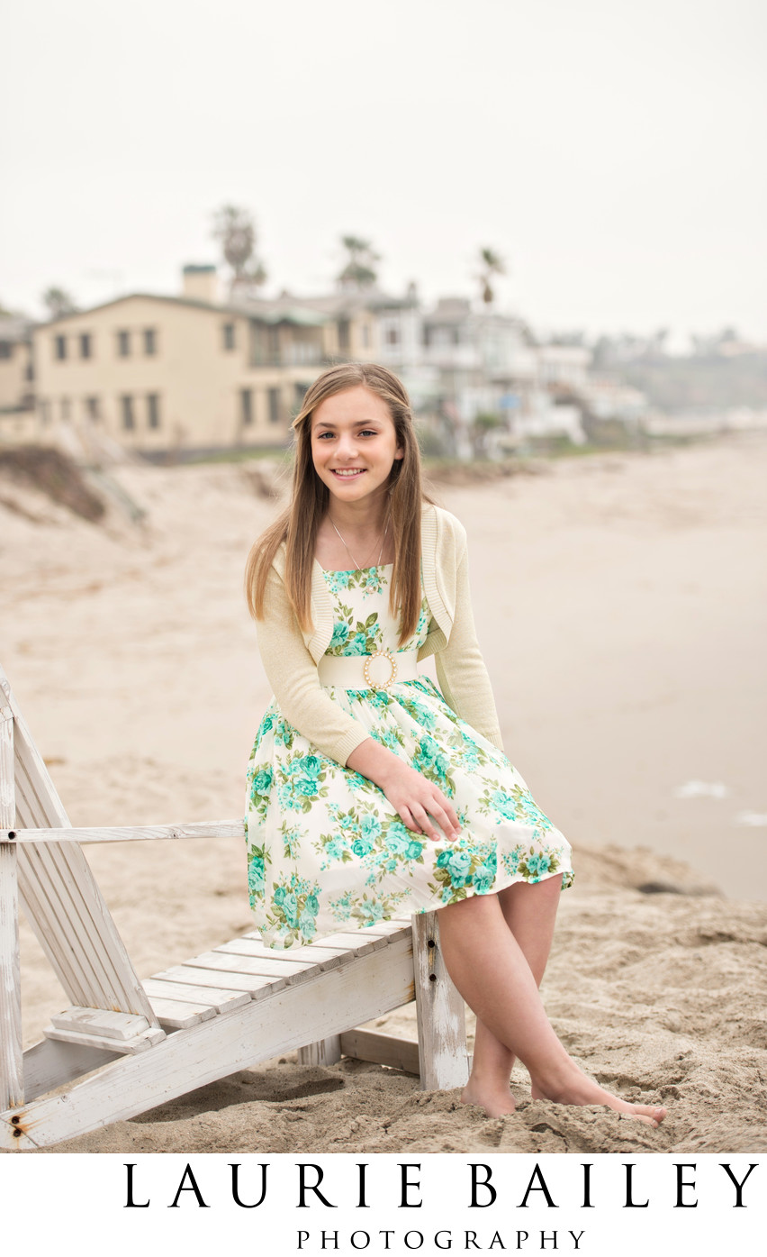 Beach Bat Mitzvah Portraits