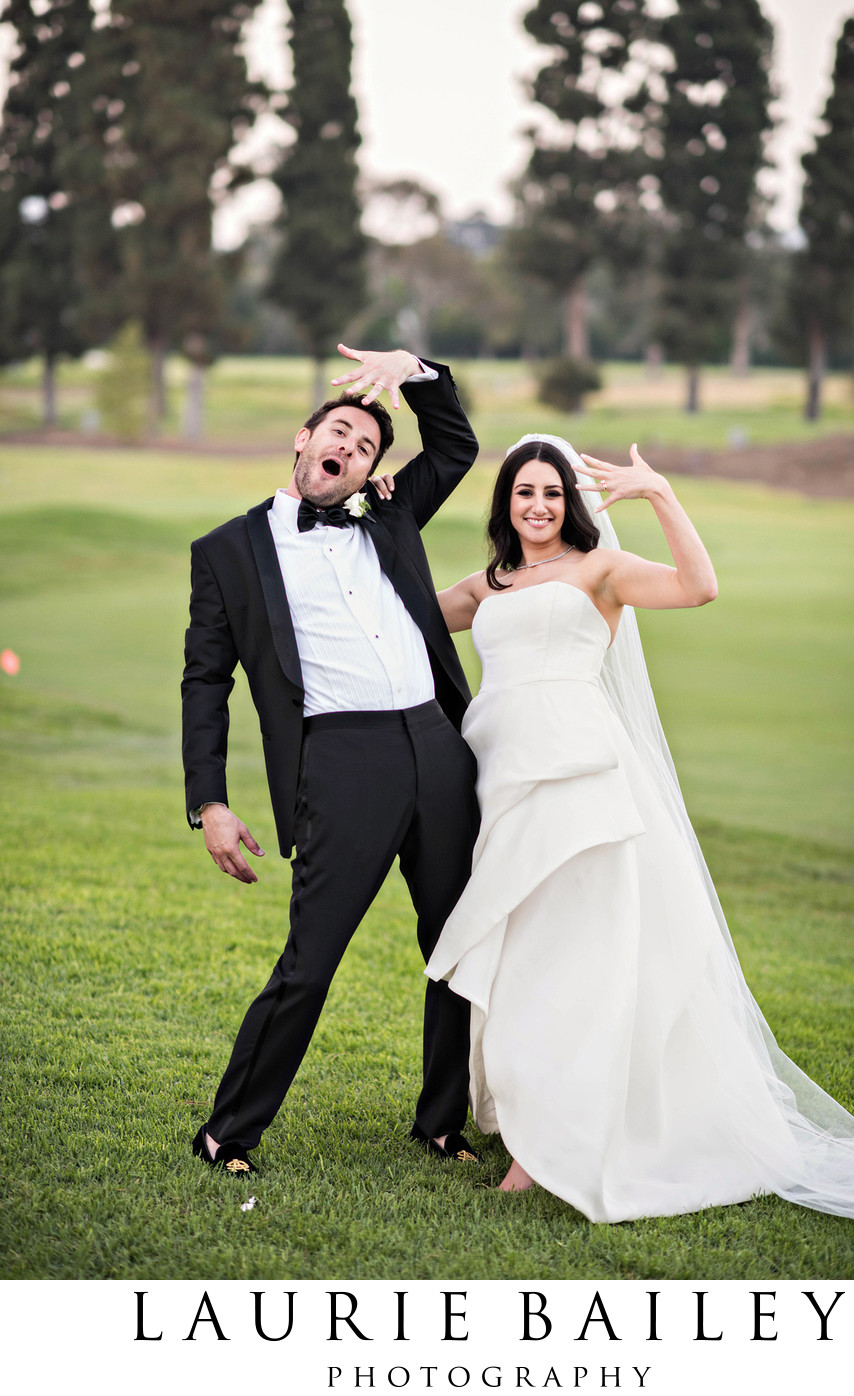 Fun Wedding Photos Brentwood Country Club