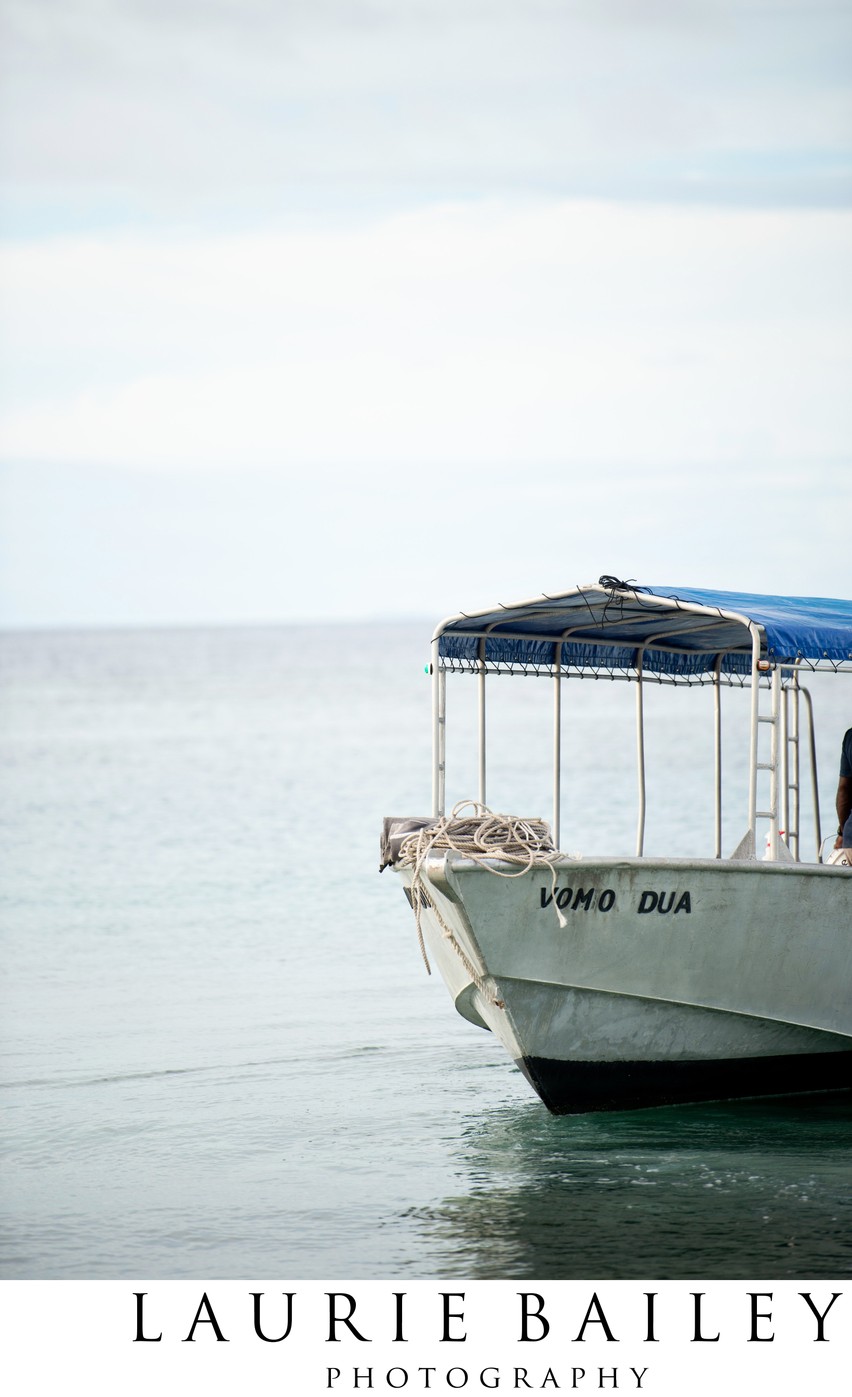 Boat Detail on the Water | Fiji Marine Photography