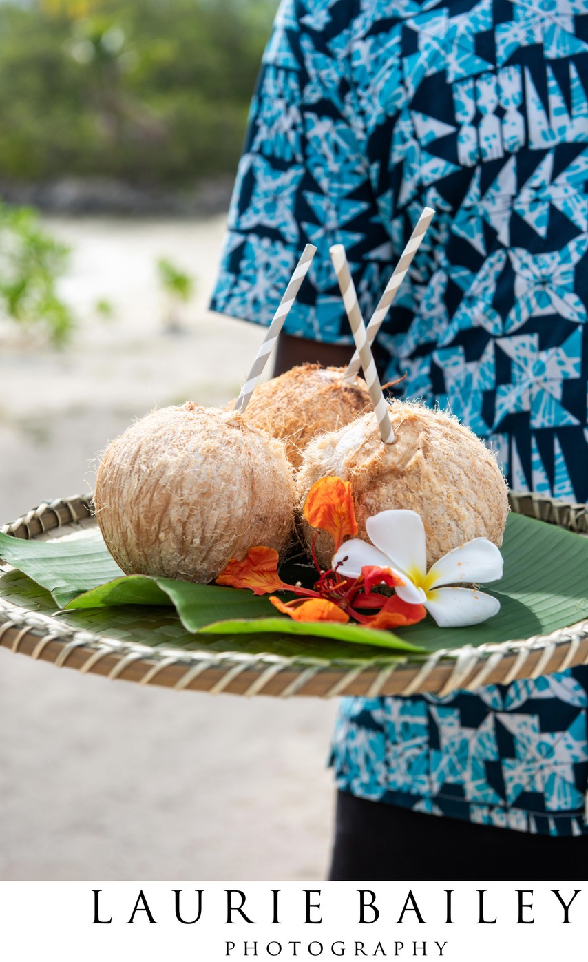 Coconut Drink Service | Crew Member at VOMO Resort