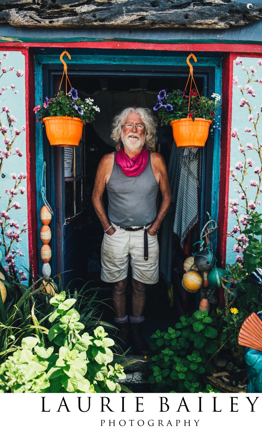 Colorful Doorway & Character | Human Stories Photo