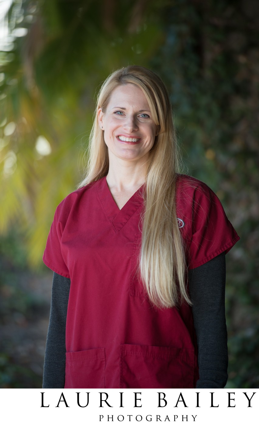 Team Headshots at Santa Barbara Vet Office