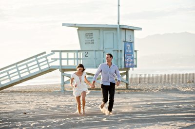 Candid Moments Wedding Photographer Santa Monica Beach 