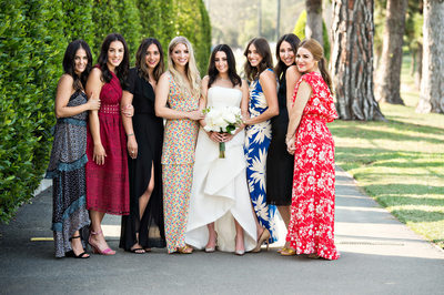 Bride & Bridemaids Los Angeles Country Club