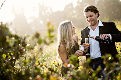 Champagne Cheers | Couple Photography Session