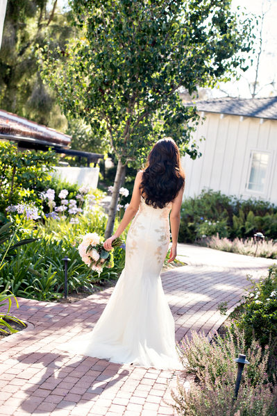 Bridal Gown Santa Barbara Wedding