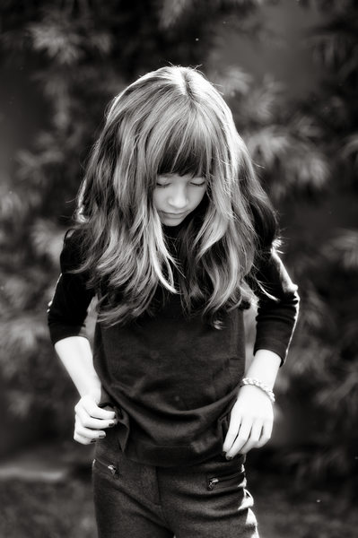 Black and White Child Photographer