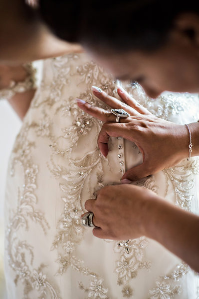 Bridal Gown Details | Santa Barbara