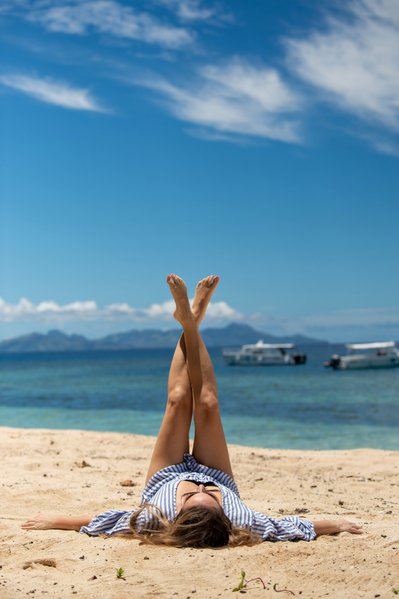 Beach Day in Fiji | Travel Portrait with Ocean View