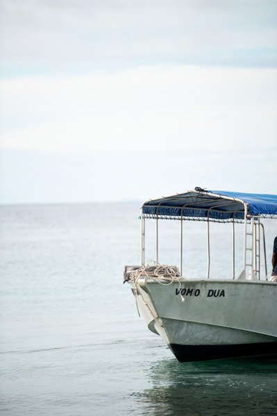 Boat Detail on the Water | Fiji Marine Photography