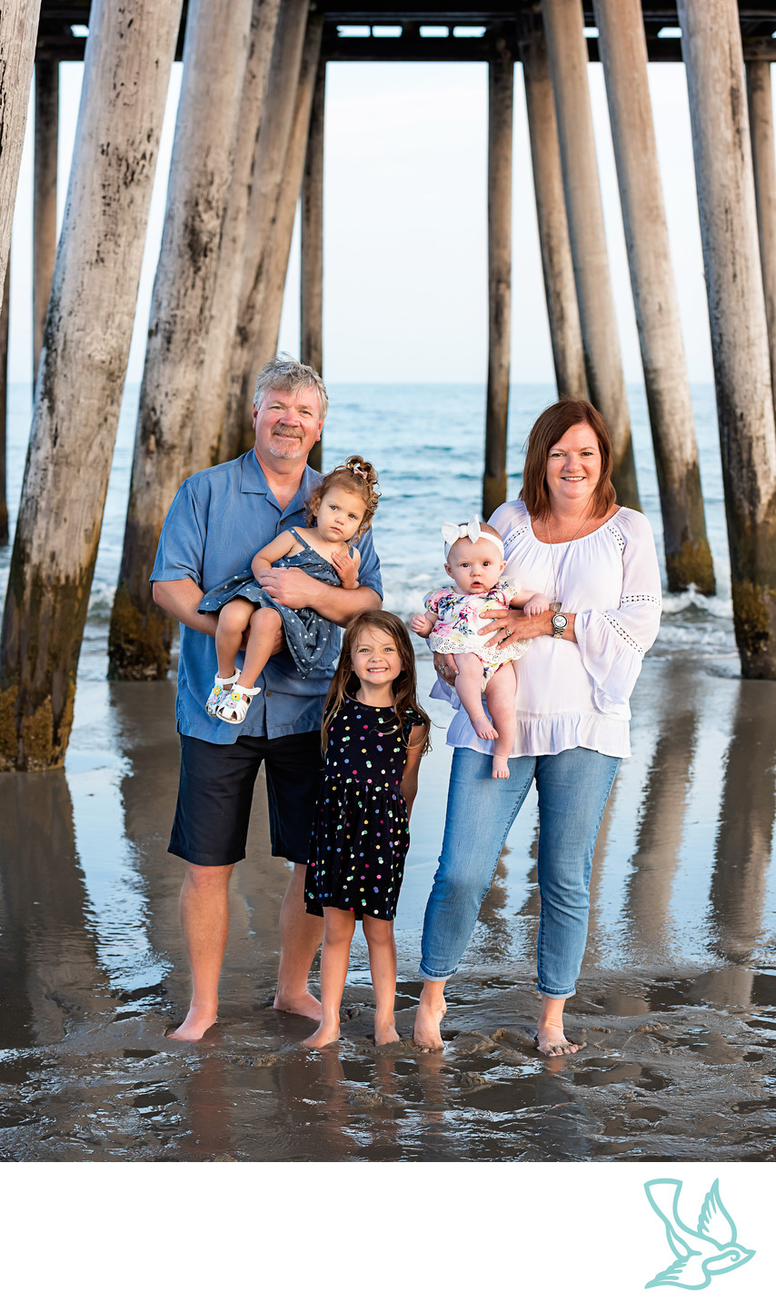 Ocean City Beach Family Portraits