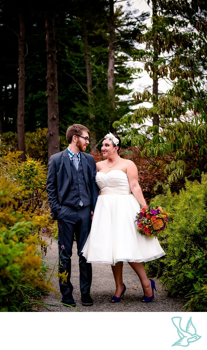 Adorable Couple at Tyler State Park Wedding