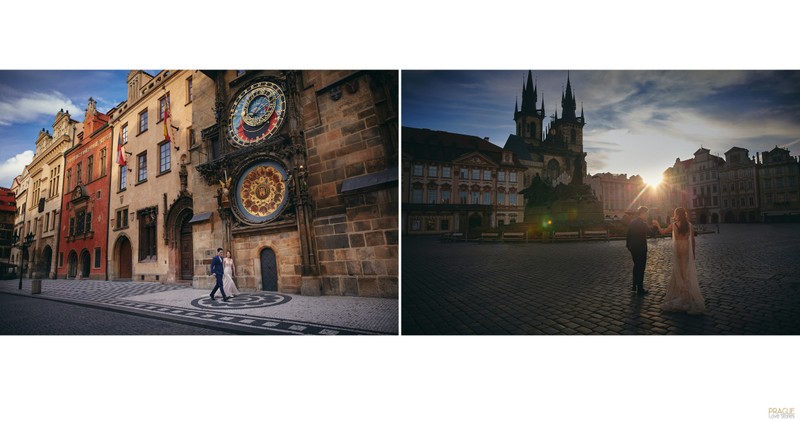 Experiencing the Old Town Square at dawn