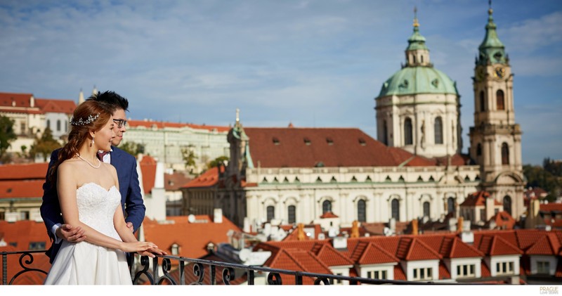 A quiet moment at the Vrtba Garden in Prague