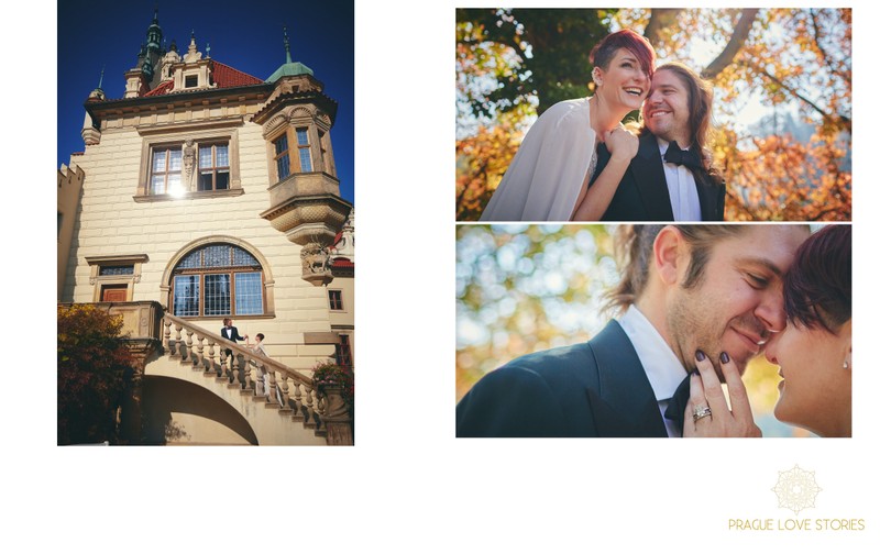 Sherri & Matt Album design - 3 images Castle Pruhonice