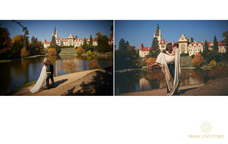 Sherri & Matt Album design - Pruhonice Castle