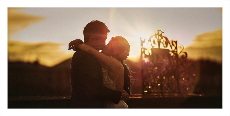 Couple Kissing At Sunrise Charles Bridge