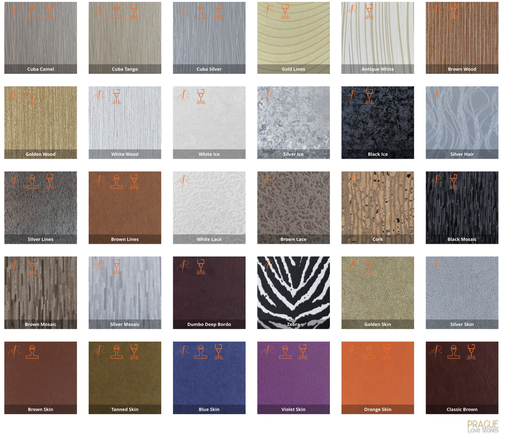 Tuscan Color swatch options