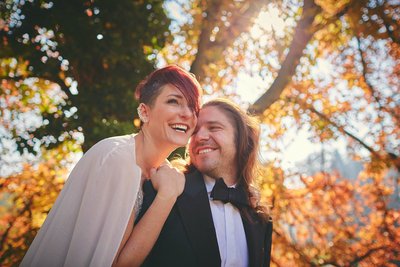 Radiant Newlyweds at Castle Pruhonice