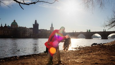 MJ Engagement Photo Session Historic Prague 6