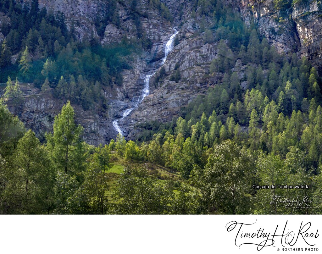 Cascata del Tambac waterfall.