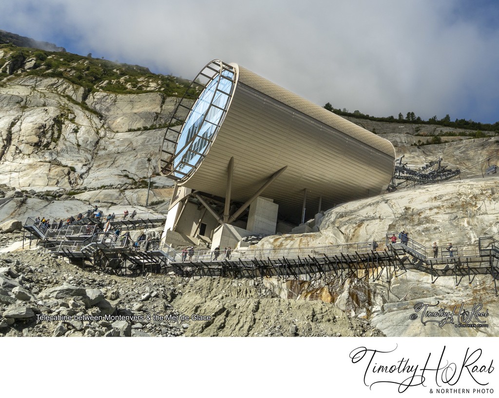 Telecabine between Montenvers & the Mer de Glace