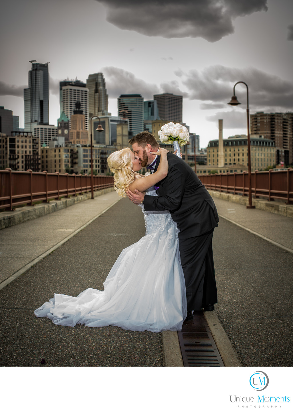 Destination Wedding Photographer Minneapolis MN Stone Arch