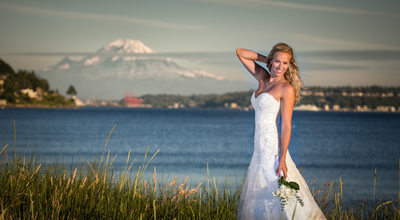 Discovery Park Bridal Portrait Seattle Washington