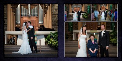 Gig Harbor wedding Photographer, Album spread 12, kiri
