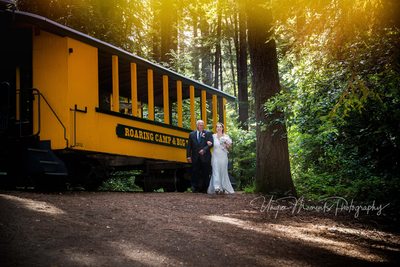 Roaring Camp Railroad Destination Wedding