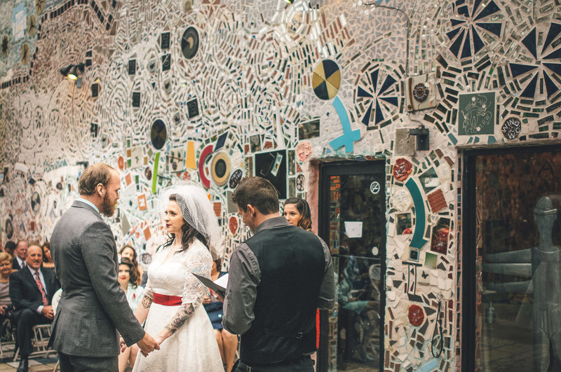 Tattooed Bride Magic Gardens