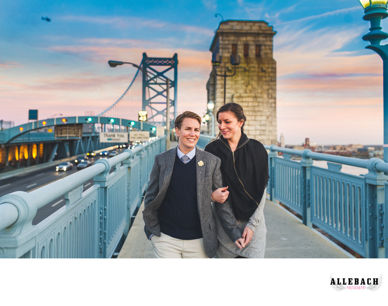 Philadelphia Gay & Lesbian Engagement & Wedding Photographers