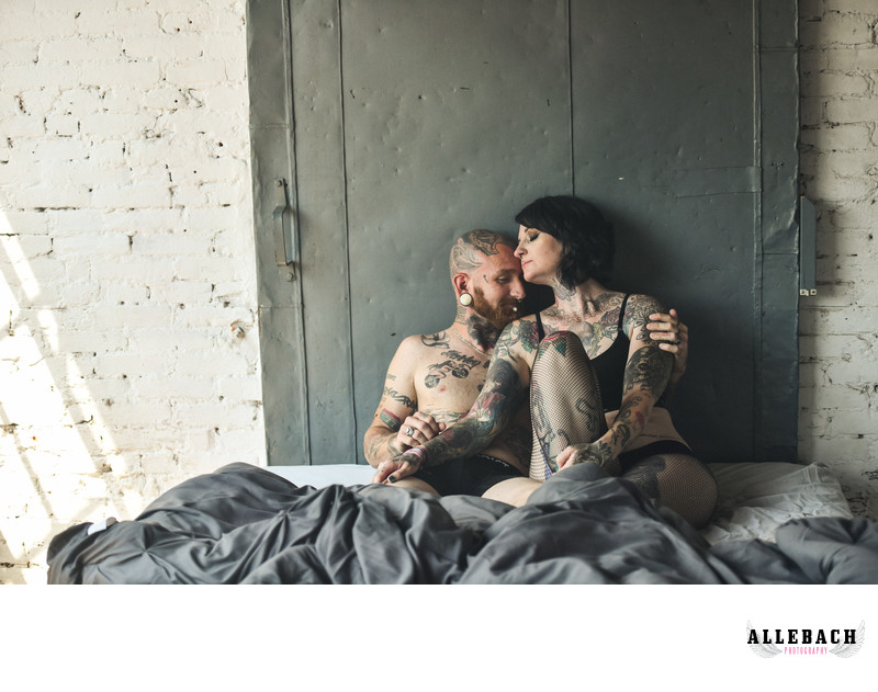 Super Cute Couples Boudoir Photographers