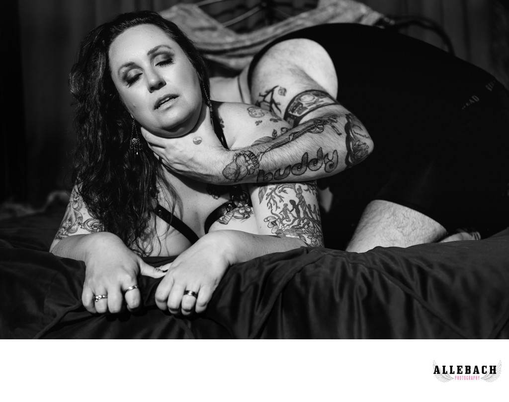 Intense Couples Boudoir Photography