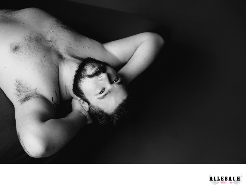 Mens Boudoir at Allebach Photography in North Wales Pa