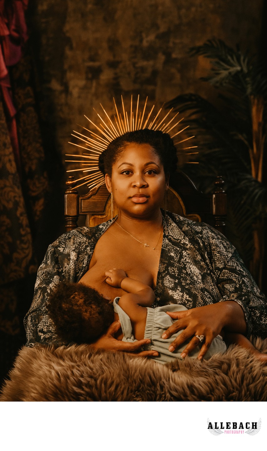 Normalize Breast feeding mom photography