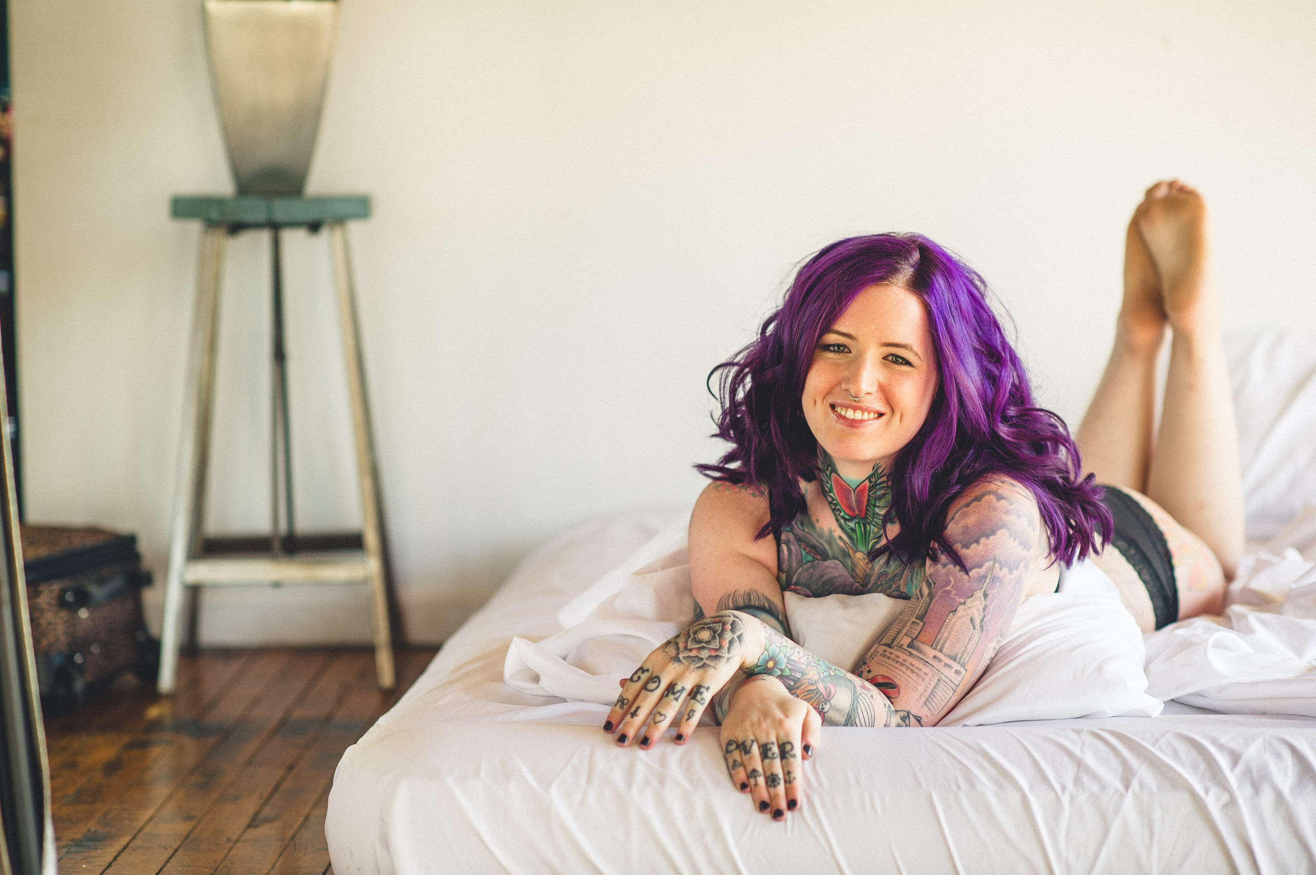 Tattooed Boudoir Photographer - Boudoir - Philadelphia's Allebach