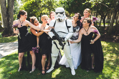 Storm Trooper Star Wars Wedding New Jersey